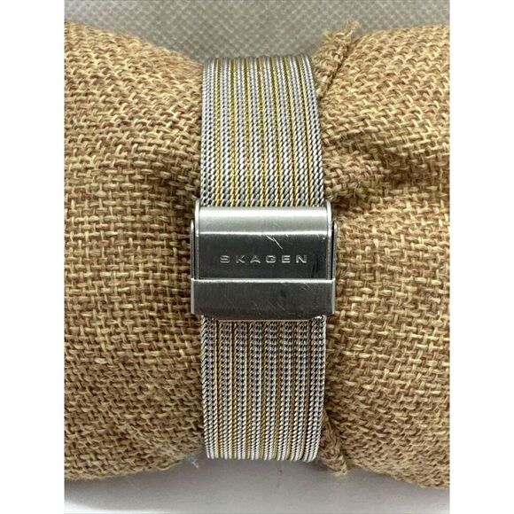 Skagen SKW2087 Women's Two-Tone Stainless Steel Mesh Analog Dial Watch AEA131 - Picture 4 of 11